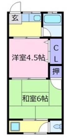 ファミリーハイツIの物件間取画像